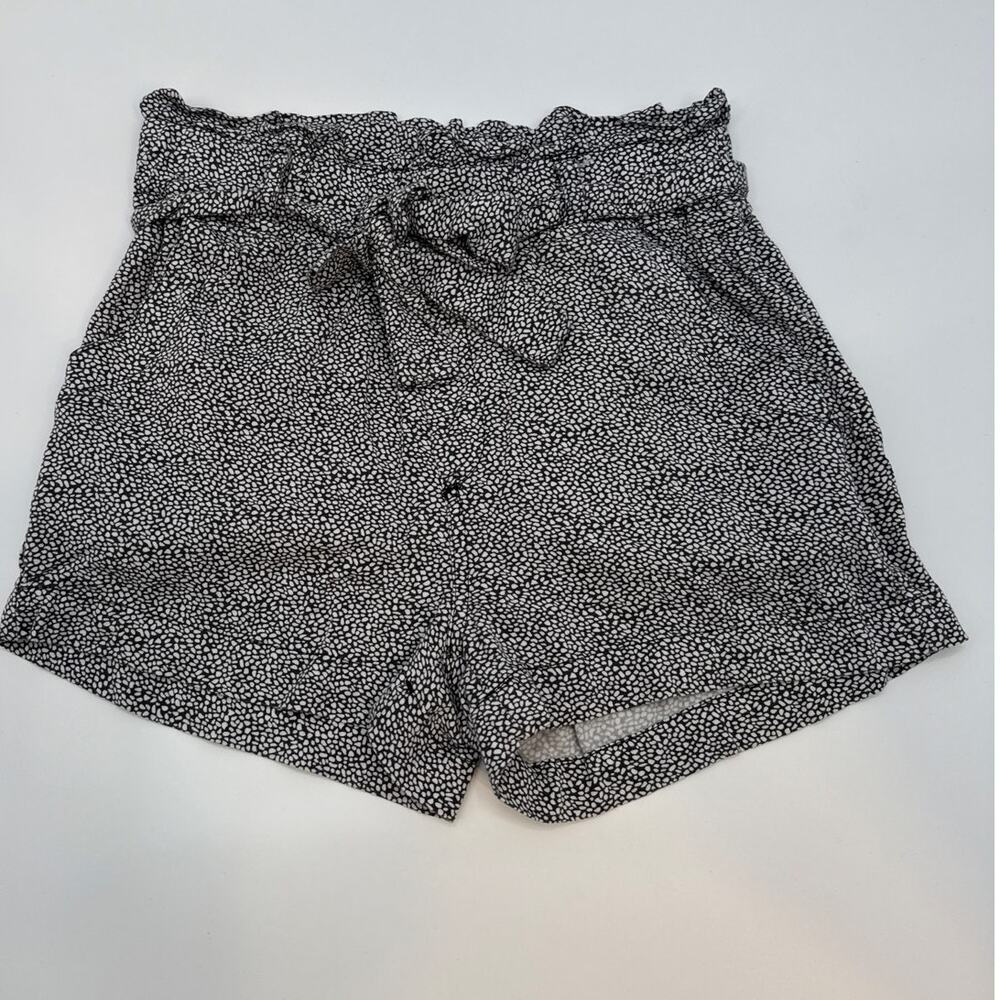 Thread & Supply Elastic waist with Tie Belt Charcoal Grey White XSmall